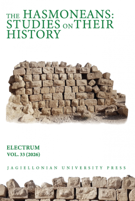 Okładka książki The Hasmoneans: Studies on their History. Volume 33