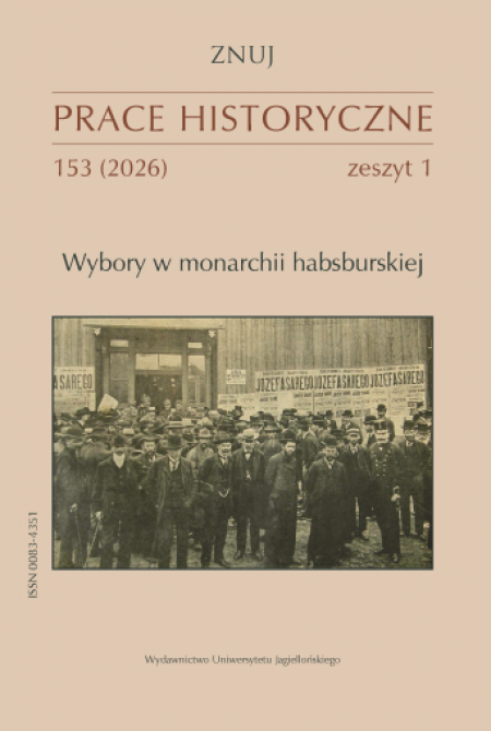 Okładka książki Prace Historyczne 153 (1) 2026