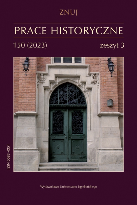 Cover Prace Historyczne 150 (3) 2023
